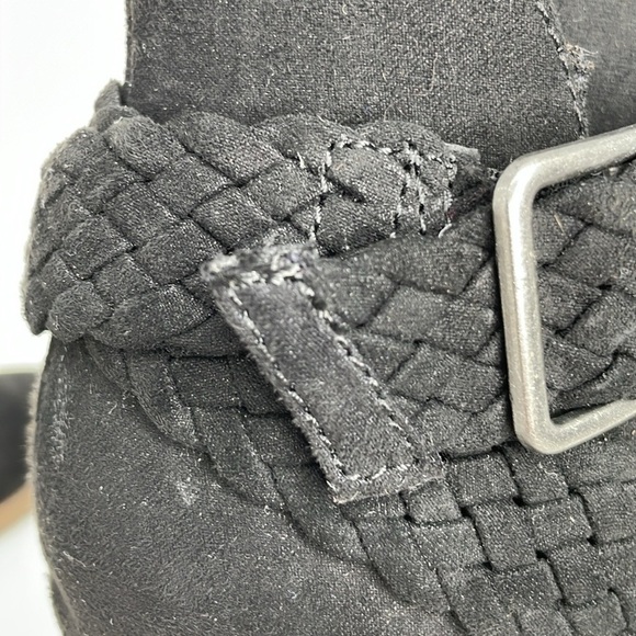 SM New York Boots Women's 6.5 Black Barbie Ankle Bootie Zip Pointed Toe - Picture 16 of 17